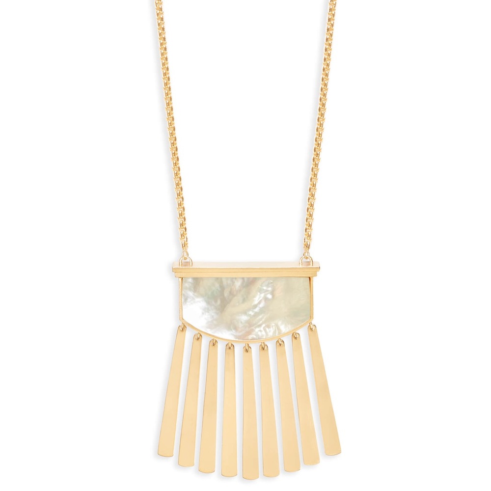 Kendra Scott Ellen Necklace in Ivory Pearl